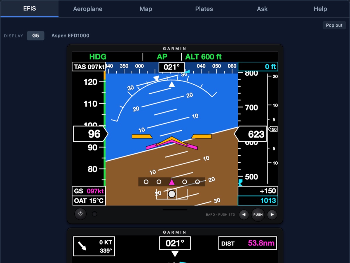 G5 or Aspen displays